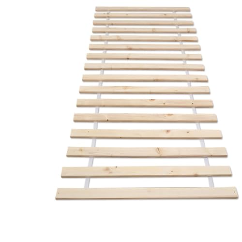 RILOOP Rolllattenrost Lattenrost Rollrost Holzlatten Bettrost Latten versch. Modelle (100 x 200 cm,23 Latten (Premium B))