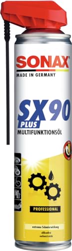 SONAX SX90 Multifunktionsöl mit EasySpray (400 ml) Multifunktionsöl für alle Zwecke wie Rostlöser, Schmiermittel, Korrosionsschutz & Kriechöl| Art-Nr. 04744000