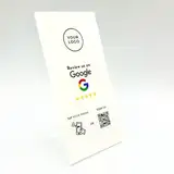 NFC-Ständer für Google Meinungen, Firmenlogo, QR-Code, Personalisiert