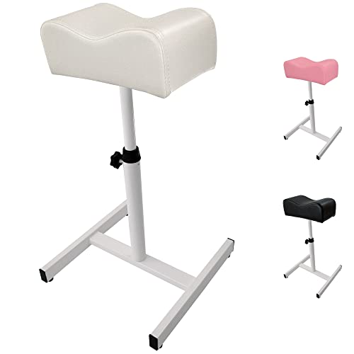 Beltom® Einstellbar Fußpflege Pediküre Beinauflage Beinstütze tragbar Fußstütze Maniküre - Weiß