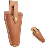 Gartenschere Lederholster,Ledertasche für Gartenschere,Garten Gartenschere Scheide,Leder Baumschere Scheide, Lederscheide Werkzeugholster für Abscheren Messer Zangen Werkzeug Messer Aufbewahrung