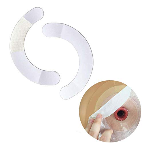 Rziioo Extra Wide Haut Barrier Arc, Stoma-Hautbarriere, 20 GRAF, elastische Sperrstreifen,Spunlacetape