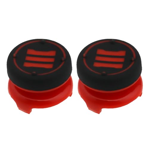 YINETTECH 2 x Daumengriff Analog Stick Extender Hoch für PS4 Xbox 360 Controller PS3 Ones, Weiß/Rot / Blau rot