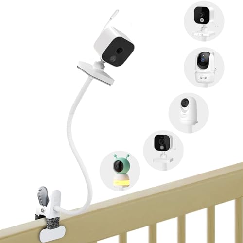 Universal Halterung für GHB Babyphone ABM700/SM50B, Baby Kamera Halter für momcozy Video Baby Monitor BM01, Klemmerhalter Babyfon Zubehör Holder Ständer für OBVHNUA/BOIFUN Baby 6T/HelloBaby HB66 pro