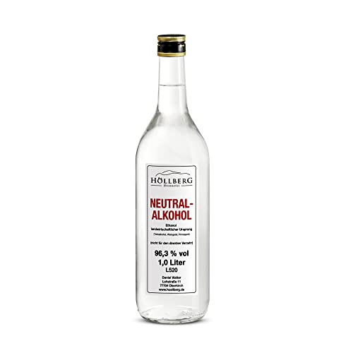 Höllberg Neutralalkohol Weingeist Primasprit Ethanol 96,3% -1000ml