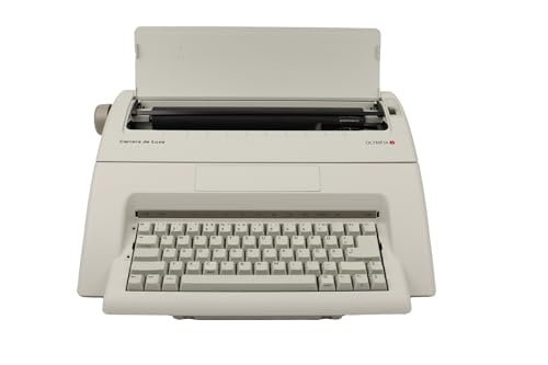 Olympia - Schreibmaschine Olympia Carrera de Luxe Elektronische Schreibmaschine - inkl. Farbband - Schriftgröße 10-15 - Automatischer Papiereinzug