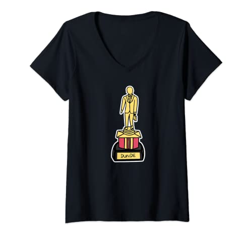 Damen Lustige Trophäe, Geschenk für Papierverkäufer T-Shirt mit V-Ausschnitt