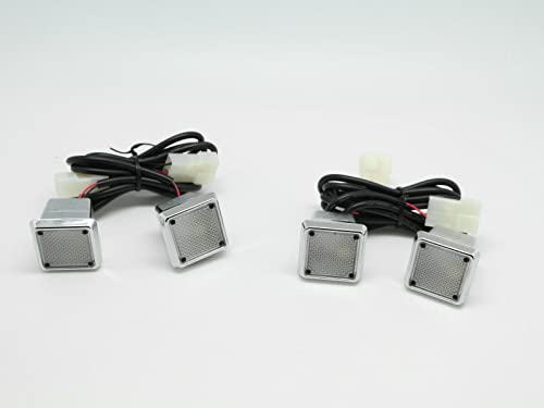 GAZOZ PERFORMANCE (4 White Welcome Door Courtesy Light compatible with 1986-2016 W463 G Class