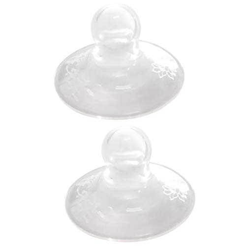 COHEALI Nipple Sauger 2 -Nippelkorrektoren Nippelsauger Nippelabzieher Extender Aspirator Nippel Retraktionsnippel Cups für Schüchterne Flach- Hohlwarzen L Nippel Pumpe