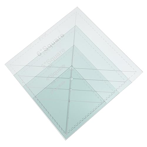 STOBOK 4stücke Teiliges Tragbare Nählineale Leicht Vielseitig Für Patchwork Und Diy-projekte Für Bekleidungs Und Stoffgeschäfte