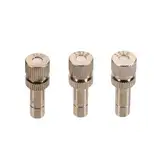 MULONGOR 6 stücke 0,1mm 0,15mm Niederdruck Zerstäubung Nebel Düse Spray Injektor Zerstäubung Kopf Mister Nebel Sprühsystem(0.15mm)