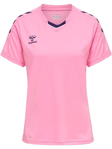 hummel hmlCORE XK POLY JERSEY S/S WOMAN, COTTON CANDY, XL