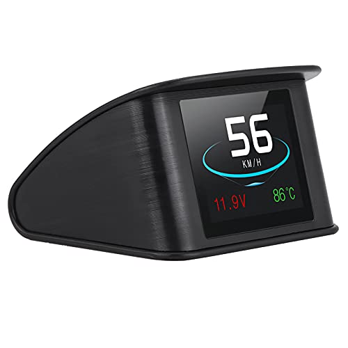 DEWIN Auto HUD Display, P10 Universal Auto HUD Head Up Display OBD2 Geschwindigkeitswarnung Drehzahl Kraftstoffverbrauchsprojektor
