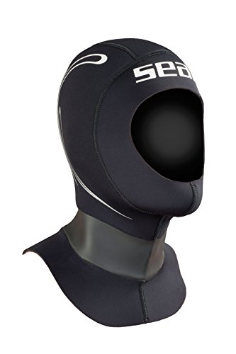 Seac Tekno, Kofhaube für Neopren-Tauchanzüge, 5mm stark, mit Entlüftungslöchern, für Damen und Herren