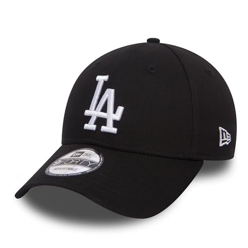 New Era Los Angeles Dodgers MLB League Essential Schwarz Verstellbare 9Forty Cap für Kinder - Youth