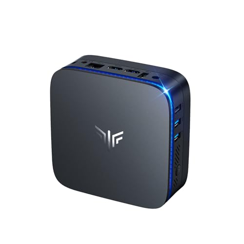 NiPoGi AK1 Plus Mini PC Ιntel Alder Lake Ν95(bis zu 3,4 GHz) 8GB DDR4 256GB SSD, Micro Computer Desktop PC mit 2,5-Zoll-SSD/Gigabit Ethernet/WiFi 5/BT4.2/Zwei HDMI 4K UHD Kleiner PC für Büro/Schule