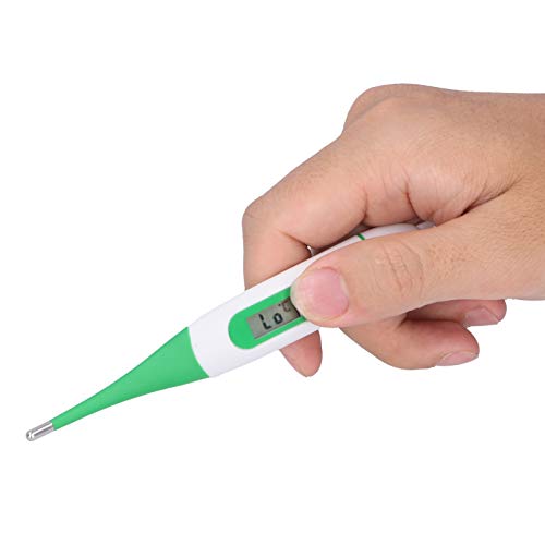 Cikonielf Tierthermometer Veterinärelektronisches Thermometer Wasserdichtes digitales Ehermometer Haustierthermometer Digitales Vieh Schafpferde Nutztierthermometer für Hunde Pferde Katzen