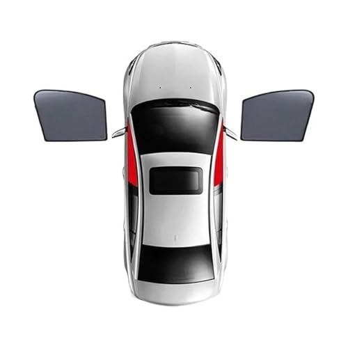 KPIRXO Sonnenschutz Fenster Innen für Isuzu MU-X, Magnetischer Uv-Schutz Auto Sonnenschutz Baby, Atmungsaktives Mesh Blockiert Hitze Blendung,A/2pcs Front Doors