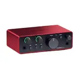 Focusrite Scarlett Solo 4. Gen USB-Audio-Interface für Gitarristen, Sänger und Produzenten — Aufnahmen in HiFi-Studioqualität sowie sämtliche Software, die Sie zur Aufnahme benötigen