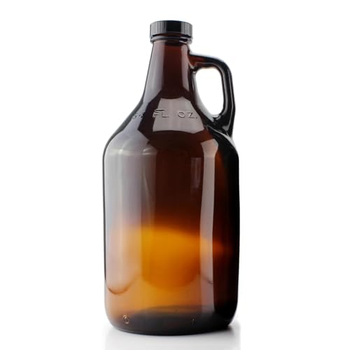 NCPSAKD Braun,2L,Glasflasche mit Verschluss