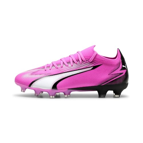 Puma Women Ultra Match Fg/Ag Wn'S Soccer Shoes, Poison Pink-Puma White-Puma Black, 39 EU