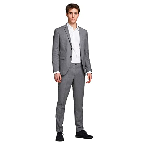 JACK & JONES Herren jprfranco suite noos Anzug, Light Grey Melange, 52 EU