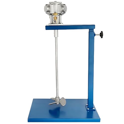 HTONVK 5 Gal/20LGallonen pneumatischer Halterungsmischer, automatische Farbrührmaschine aus Edelstahl, Tankfass-Clip-Halterung, Luftrührwerk, Farbmischwerkzeug, einfache Bedienung, umweltfreundlich