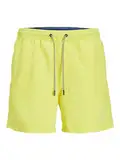 JACK & JONES Herren Jpstfiji Jjswim Solid Ly Sn Shorts, Blazing Yellow/Detail:solid, M