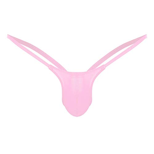 2025 - Thong Herren Aufstieg zurück offene G-saitige Unterwäsche Briefs Unterhose niedrig Hebe Set Dessous Offener Schritt (M)