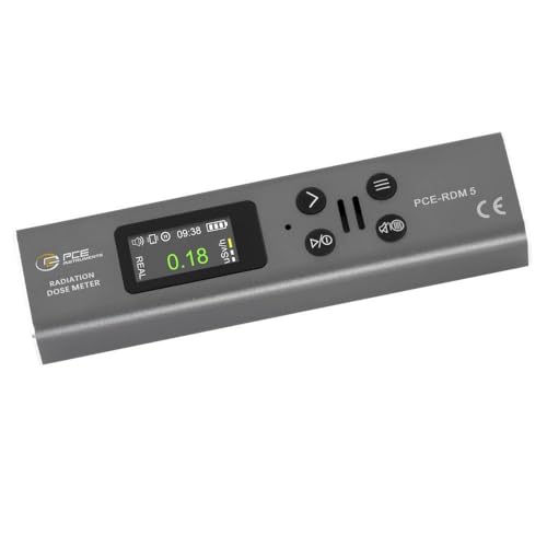 PCE Instruments PCE-RDM 5 Geiger-Müller-Zählrohr Strahlung: Beta, Gamma, Röntgen akustischer Warnton, inkl. Dosimeterfu