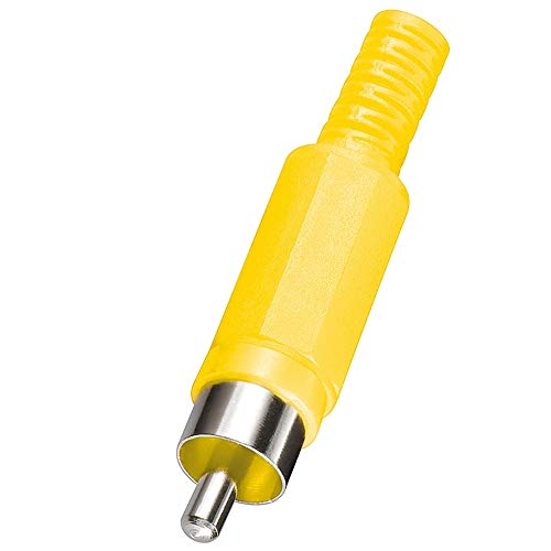 BestPlug Video Cinch Stecker Lötversion, Gelb