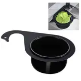 WJWINER Siebkorb Spüle Edelstahl, Multifunctional Drain Basket, Abflusskorb Küchenspüle, Drain Basket, Siebkorb aus Edelstahl in Schwanenform, for Filter Kitchen Waste and Wash Vegetables Fruits