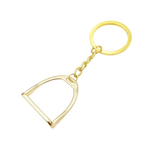 XAGMODSHN Reitstile Schlüsselringe Steigbügel Key Ornament Horse Bit Schlüsselkette Legierung Textur Schlüsselanhänger Für Jeden Anlass Geeignet