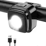 Antimi Fahrradlicht vorne,IPX5 Fahrrad Frontlicht StVZO-zugelassen Ahead Led Fahrrad licht fahrradlampe wasserdicht Black…