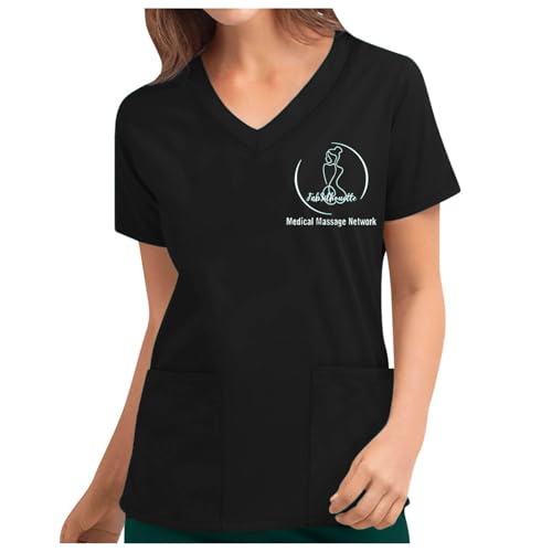 Custom Kasacks Bedrucken Lassen für Damen - Pflege Tshirt Selbst Gestalten mit Vorne Bedruckt, Personalisiert Exklusive Anpassung Mit Foto Logo Text - Maßgeschneiderte Teamkultur-Shirts