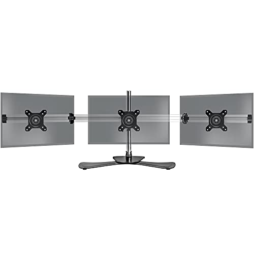 Duronic DM753 Monitorhalterung | Tischhalterung | Standfuß | Monitorständer für einen LCD | LED Computer Bildschirm | Fernsehgerät mit Neig, Schwenk und Rotierfunktion