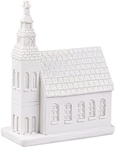 Kirche 6 x 2,5 x 8 cm, weiss