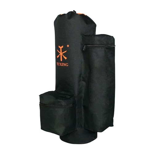TUXING Pcp Kohlefaser-Tank, Paintball-Lufttank und Zylinder-Tragetasche, Rucksack, 3 l/6,8 l/9 l, 6,8 l, Schwarz, Large, Camouflage