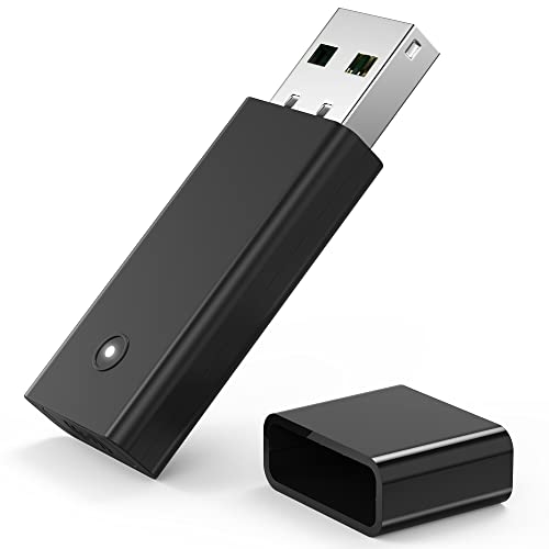 sevkumz Wireless Adapter für Controller auf PC Windows 10/11/ 8/8.1/7 USB Kabelloser Gaming Receiver Adapter Kompatibel mit Xbox One X, One S und Elite Series Controller