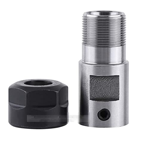 ER11 Collet Chuck Motorwellenverlängerungsstange Spindel Collet Drehmaschine Werkzeuge Innen 5mm 6 mm 8 mm Zum CNC Langweiliges Schleifen mit hoher Genauigkeit(ER11 6MM)