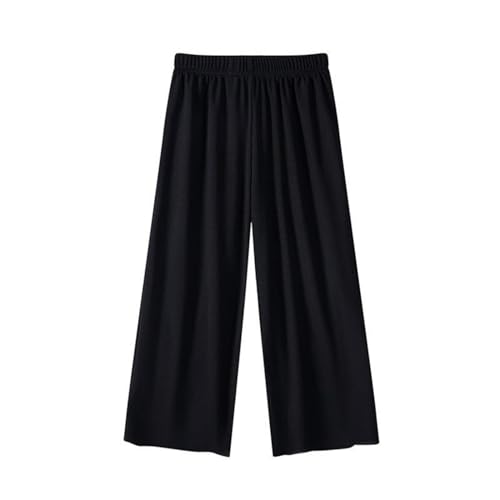 Mädchen Leinenhose Einfarbig Sommerhose Stoffhose Bequeme Atmungsaktiv Hosen Sporthose Elastische Taille Luftige Freizeithose Loose Outdoorhose Kinder Casual Sweatpants Sweathose