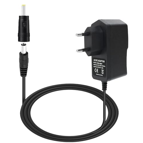 Ladegerät für Om-ron X2 Basic Netzteil für Blutdruckmessgerät 6 V 1 A mit 2 m Kabel für Om-ron X2 X4 X7 Smart M2 M3 M6 M7 Intelli IT Ladegerät Netzteil Ersatzteil