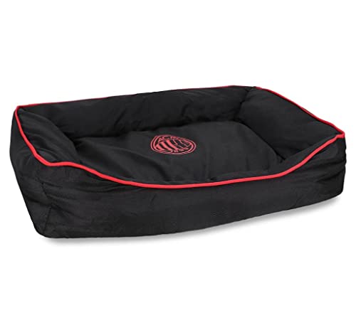 AC Milan Unisex Adulto Petbedacmilan Nackengamasche, Nero, Taglia unica