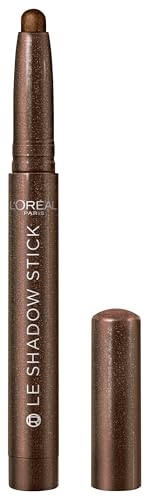 L'Oréal Paris Lidschatten im praktischen Stiftformat, Glänzendes Finish, Langanhaltende Gel-Textur, Le Shadow Stick by Paradise, Nr. 240 Brown Abyss, 1,4 g