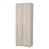 Mirjan24 Kleiderschrank Terni, 2-türig Schrank mit Einlegeplatten, Drehtürenschrank, Farbauswahl, Weiß, Sonoma (Eiche Sonoma)