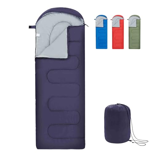 Underwood Aggregator Schlafsäcke für Erwachsene und Kinder -Ultraleichter Schlafsack 3Saison für kaltes Wetter,kompaktes Rucksack Camping-Schlafsack für Mädchen Jungen, leichte Schlafsäcke für Camping