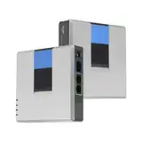 Topiky Adapter für Internet Telefone, VoIP Gateway Adapter für Internet Telefone mit 2 Anschlüssen, SIP-RJ45-Kabel für PAP2T(EU-Stecker)