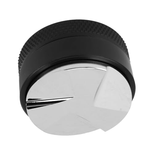 Kaffeehändler Leveler, Kaffeeverteiler Schwarzes Handbuch 304 Edelstahl für Küche (53MM)