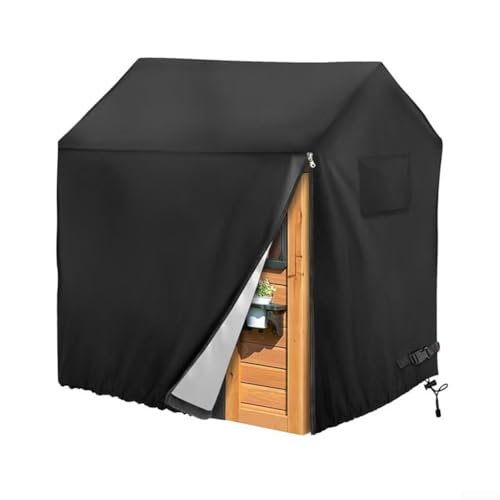 Niceminiwall Outdoor Spielhaus Wasserdichte Abdeckplane 210D Outdoor Kinder Spielhaus Abdeckung Wasserdicht Sonnenschutz Abdeckung Geeignet Für Garten (145*145*160cm)