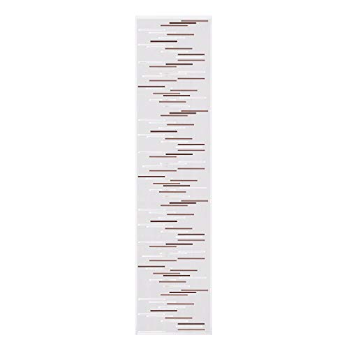 my-curtain shop Vorhang/Vorhang/Flächenvorhang Zeena, B/H: Flächenvorhang/Schiebevorhang 60 x 245 cm, halbtransparent/hochwertiger Scherli-Effekt, Stoff, braun, 60 x 245 cm